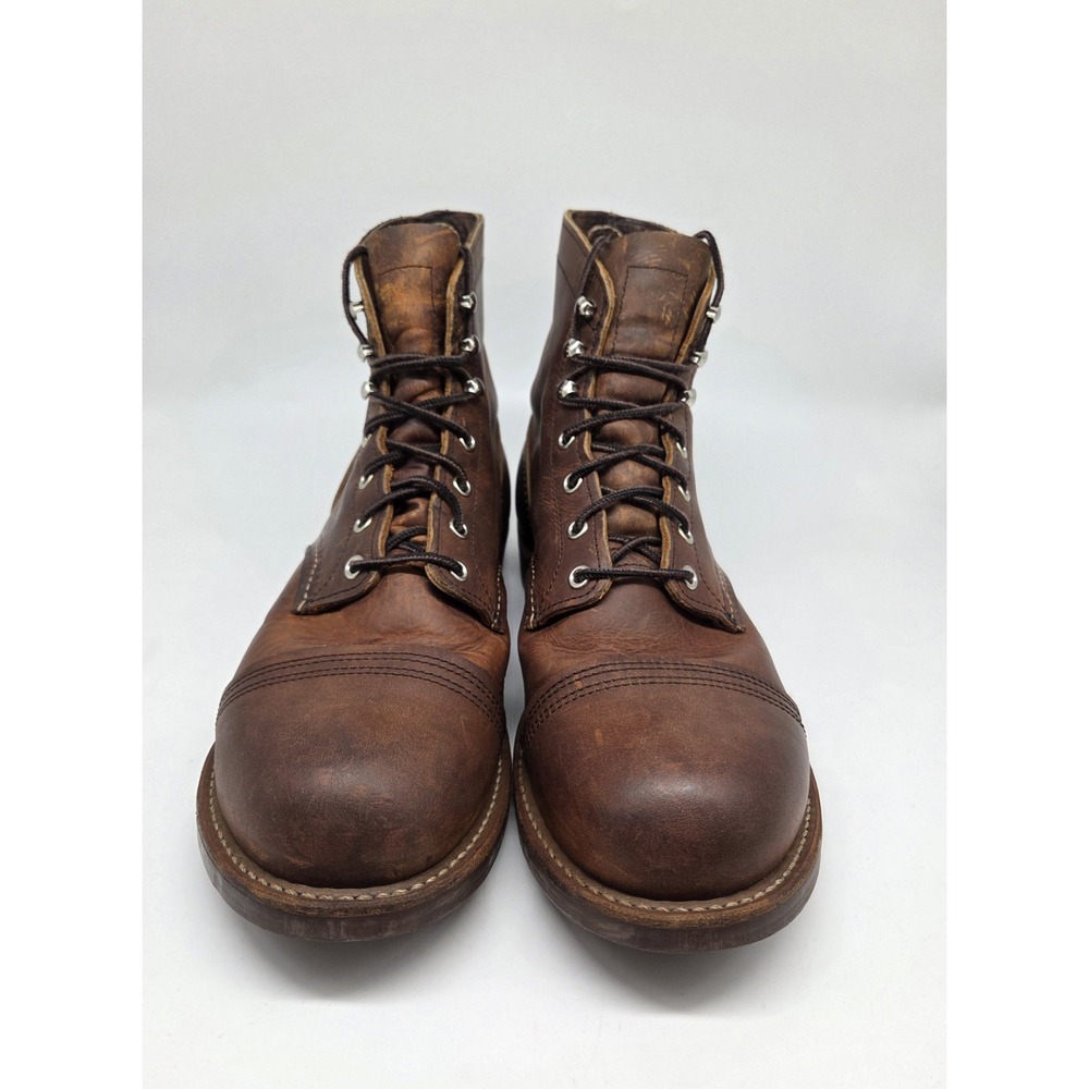 Red Wing 8085 Iron Ranger Copper Rough and Tough Boots Men's 10